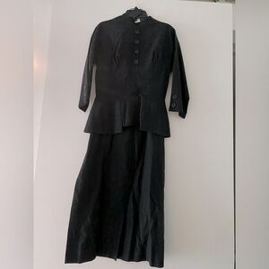 Midcentury Vintage Dress Jacket Suit Set